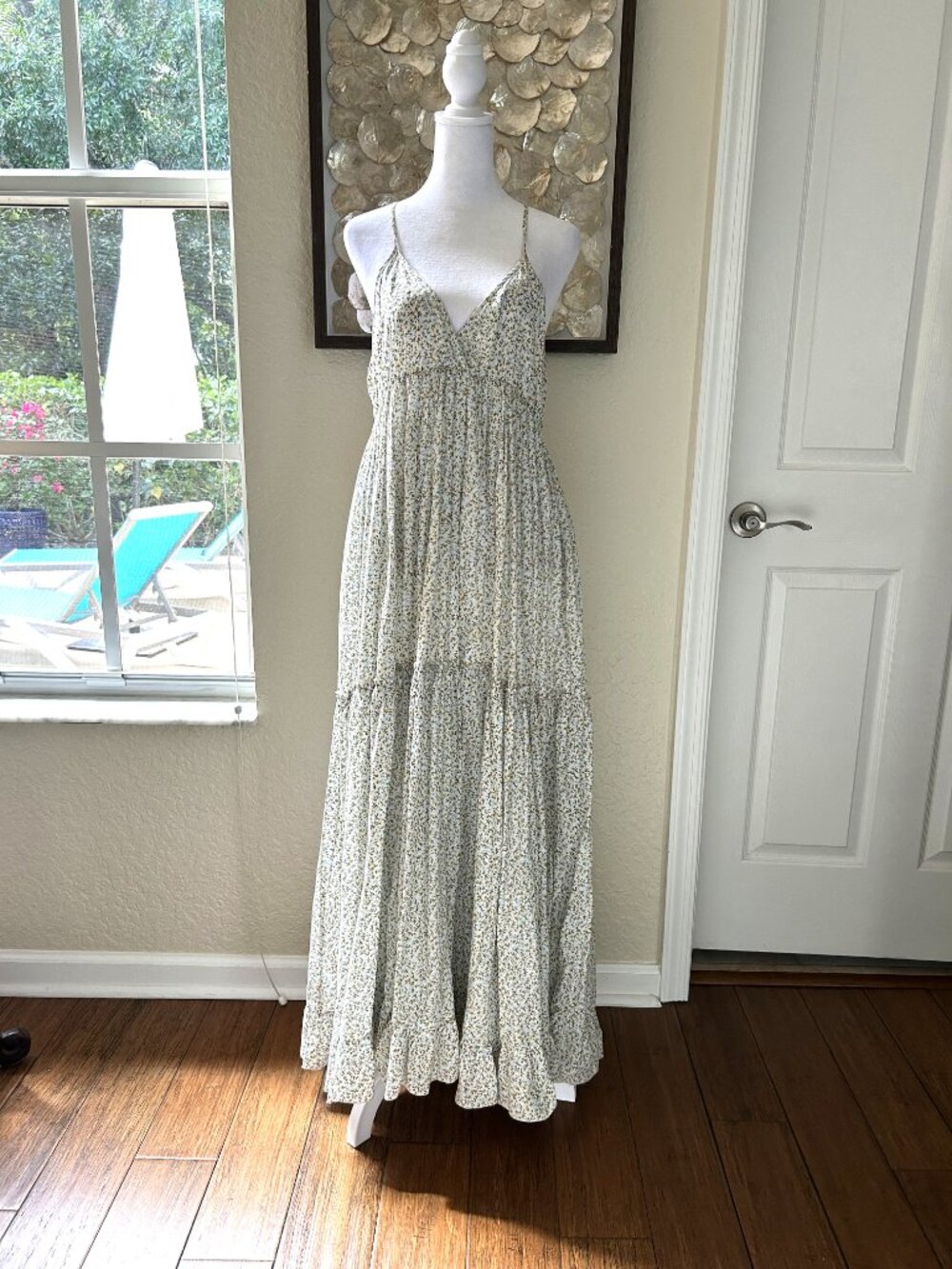 Secrets Collection Blue Floral Maxi Dress
